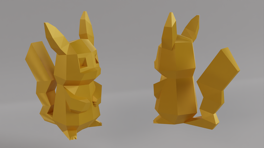 Écureuil - Low poly