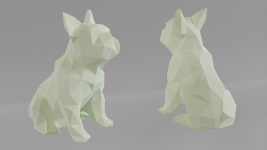 Bulldog - Low poly