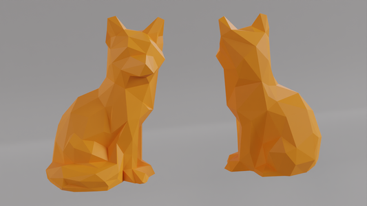 Renard - Low poly